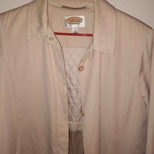 Talbots Petite Large Trench Coat